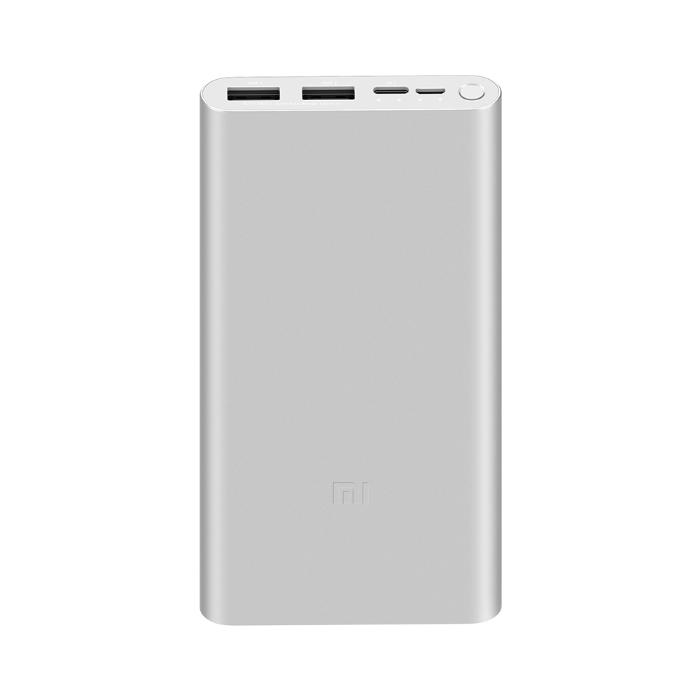 АКБ внешний Xiaomi Powerbank3 10000 mAh, серебро