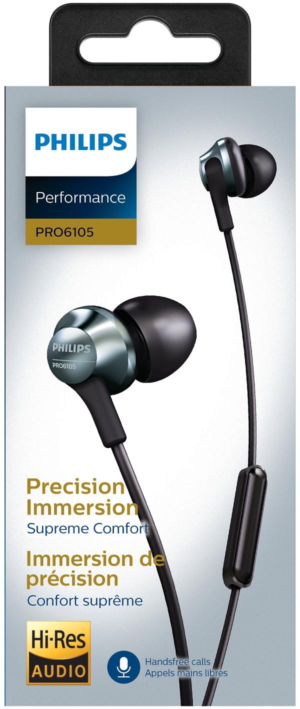 Гарнитура Philips PRO6105BK/00, черный