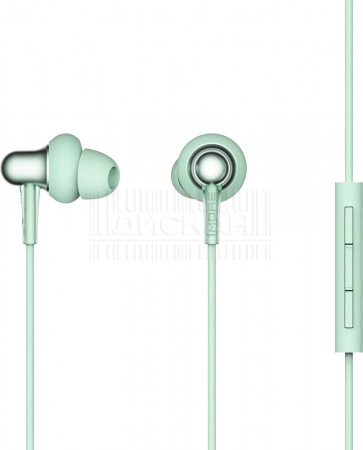 Наушники Xiaomi 1More Stylish Dual-Dynamic In-Ear Headphones, зеленый