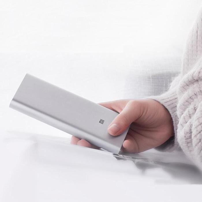 АКБ внешний Xiaomi Powerbank3 10000 mAh, серебро