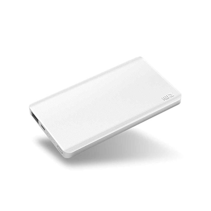 АКБ внешний Xiaomi Powerbank ZMI 5000 mAh, бел
