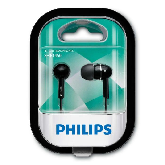 Наушники Philips SHE 1450BK/51, Black