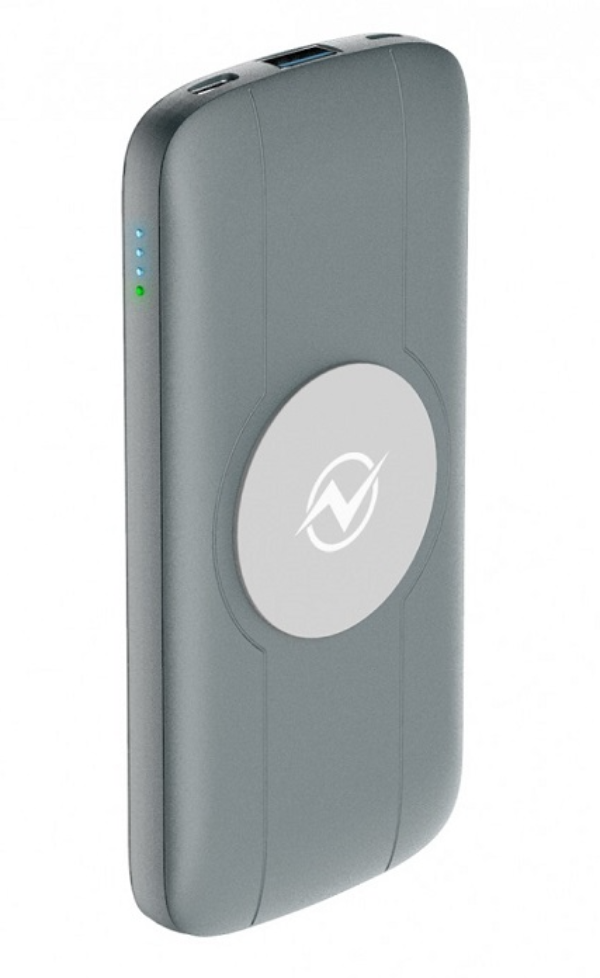 АКБ внешний Olmio QW-10 Quick Charge 3.0 с функцией БЗУ 10000, серый
